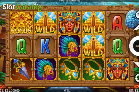 Скрин2. Mayan Temple Riches слот