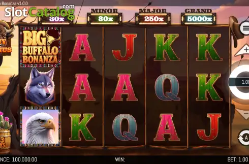 Скрин2. Big Buffalo Bonanza слот