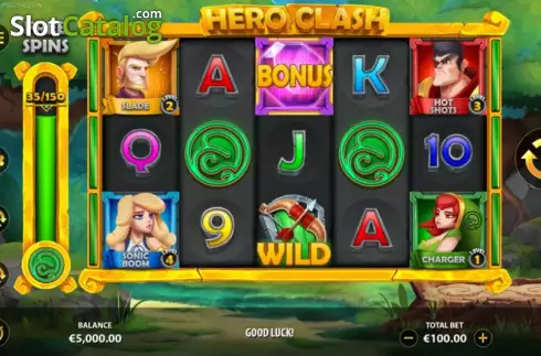 Скрин3. Hero Clash слот