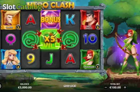 Скрин4. Hero Clash слот