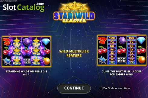 Скрин2. Star Wild Blaster слот