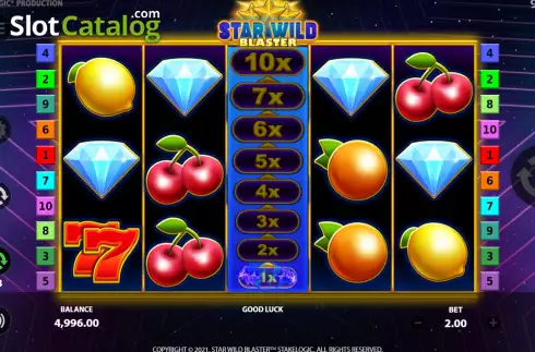 Скрин4. Star Wild Blaster слот