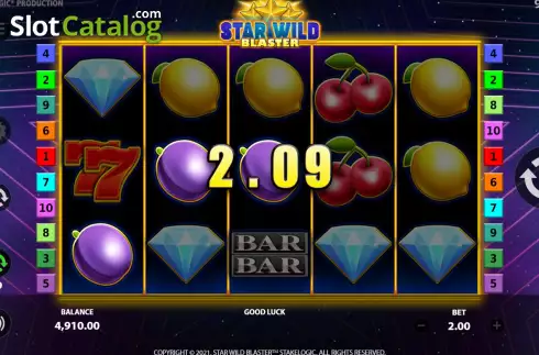 Скрин7. Star Wild Blaster слот