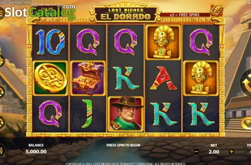 Скрин3. Lost Riches of El Dorado слот