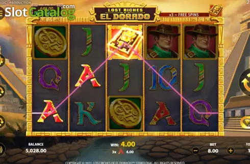 Скрин4. Lost Riches of El Dorado слот