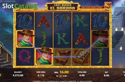 Скрин8. Lost Riches of El Dorado слот