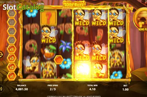 Скрин9. Wild Buzz слот