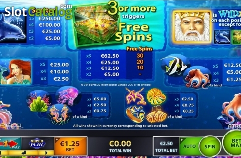 Скрин5. Poseidon (IGT) слот