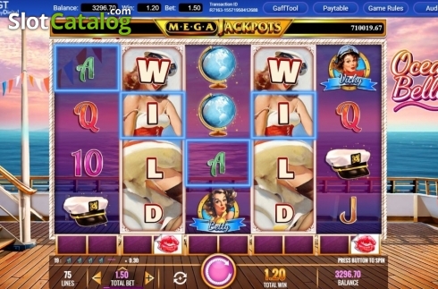 Скрин4. Megajackpots Ocean Belles слот