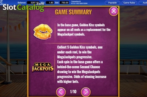Скрин6. Megajackpots Ocean Belles слот
