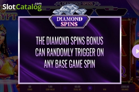 Скрин2. Mistress of Egypt Diamond Spins слот