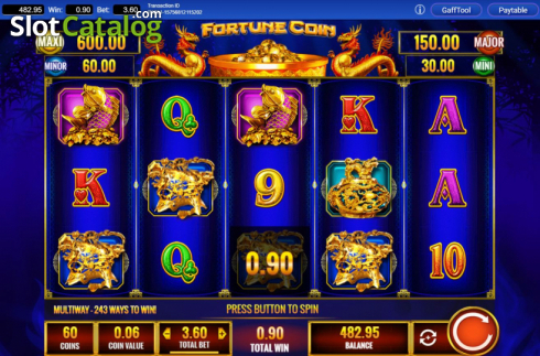 Скрин7. Fortune Coin слот