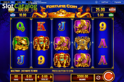Скрин3. Fortune Coin слот