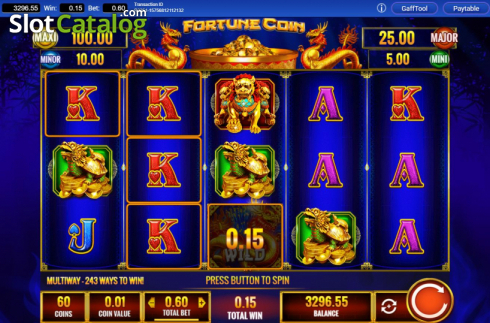 Скрин4. Fortune Coin слот