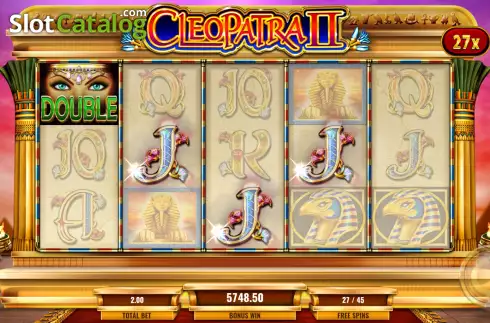Скрин7. Cleopatra 2 слот