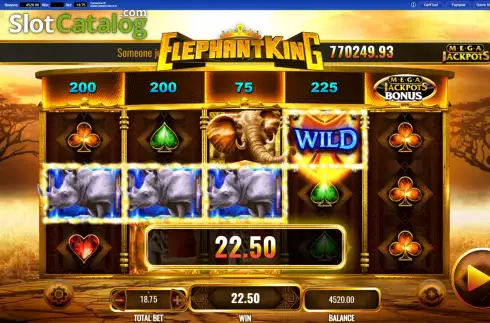 Скрин5. Elephant King MegaJackpots слот
