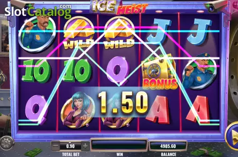 Скрин4. Ice Heist слот