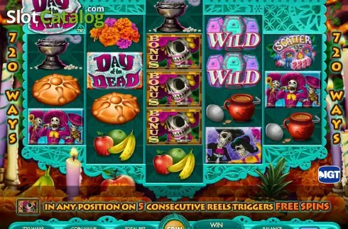 Скрин2. Day of the Dead (IGT) слот