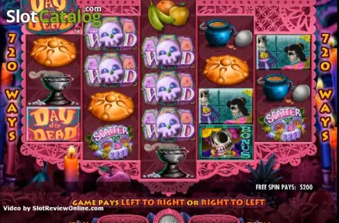 Скрин3. Day of the Dead (IGT) слот