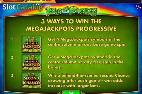Скрин2. MegaJackpots Isle O'Plenty слот