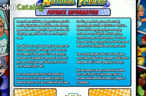 Скрин8. Natural Powers слот
