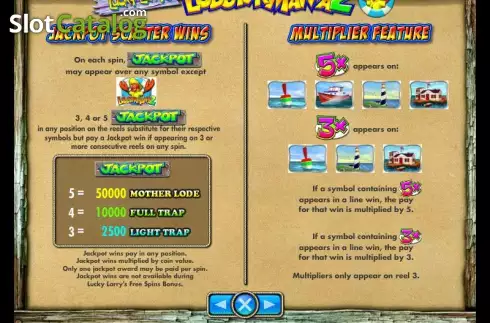 Скрин6. Lucky Larry's Lobstermania 2 слот