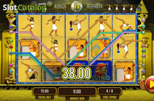 Скрин7. Pharaoh's Fortune слот