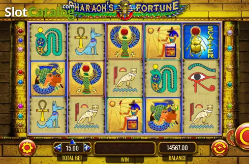 Скрин2. Pharaoh's Fortune слот