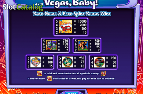 Скрин4. Vegas, Baby! слот