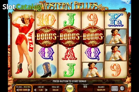 Скрин3. Western Belles слот