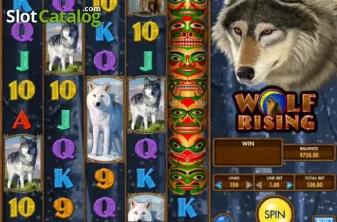 Скрин2. Wolf Rising слот