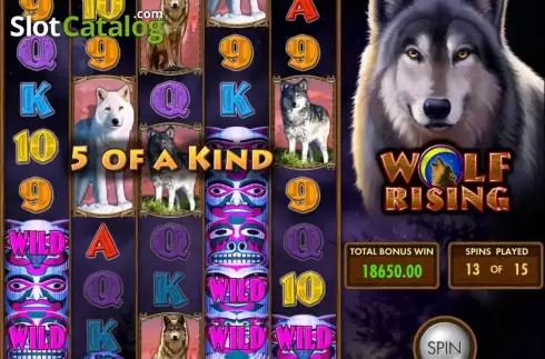 Скрин4. Wolf Rising слот