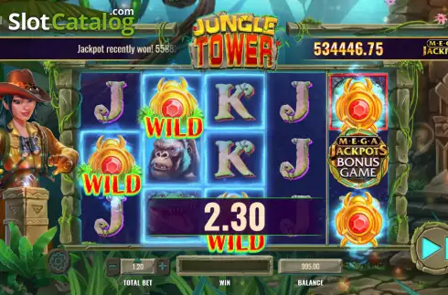 Скрин4. Jungle Tower MegaJackpots слот