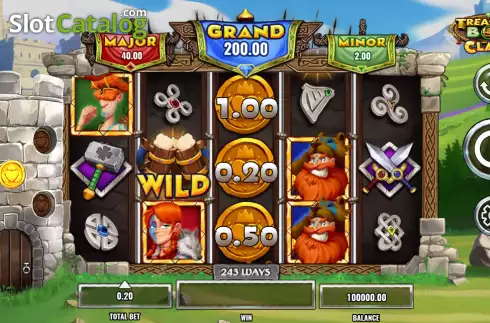 Скрин2. Treasure Box Clans слот