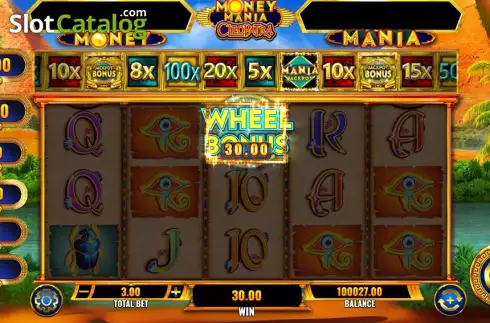 Скрин3. Money Mania Cleopatra слот