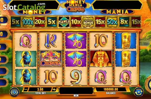 Скрин2. Money Mania Cleopatra слот