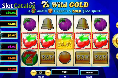 Скрин4. 7s Wild Gold слот
