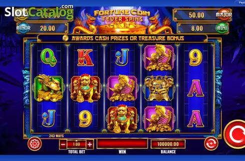 Скрин2. Fortune Coin Fever Spins слот