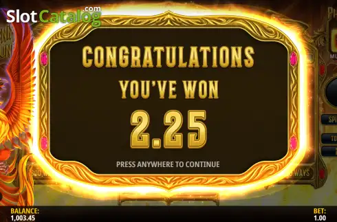 Скрин3. Phoenix Fortune (IGT) слот
