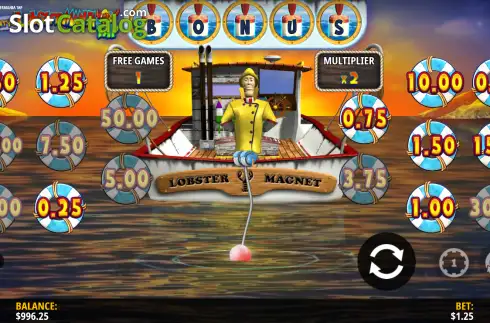 Скрин3. Lucky Larry's Lobstermania Tap слот