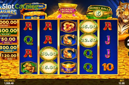 Скрин2. Magic Treasures Tiger слот