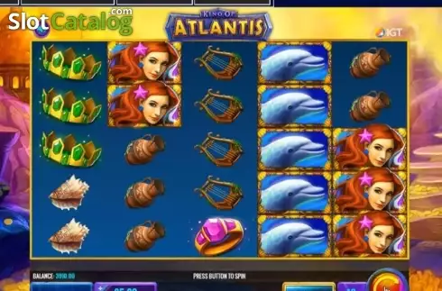 Скрин2. King of Atlantis (IGT) слот