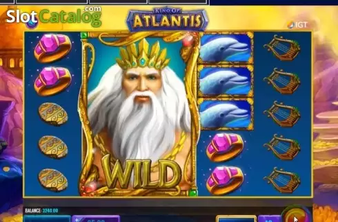 Скрин4. King of Atlantis (IGT) слот