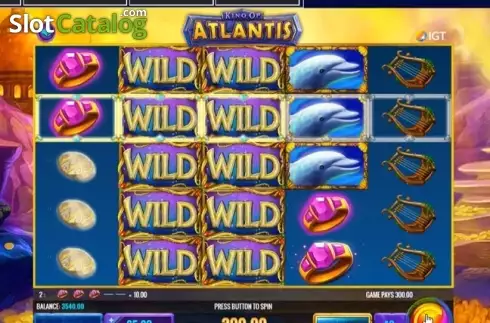 Скрин5. King of Atlantis (IGT) слот