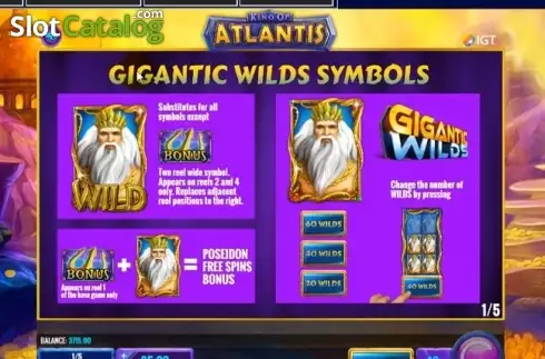 Скрин7. King of Atlantis (IGT) слот