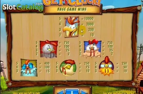 Скрин7. Get Clucky слот