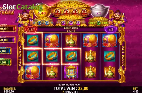 Скрин3. Fu Gui Hao Men Glorious Fortunes слот