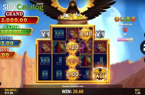Скрин3. Golden Eagle слот