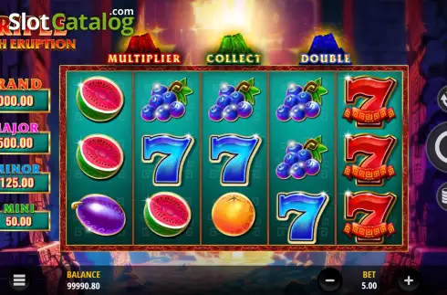 Скрин2. Triple Cash Eruption слот