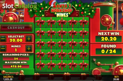 Скрин2. Santa's Workshop Mines слот
